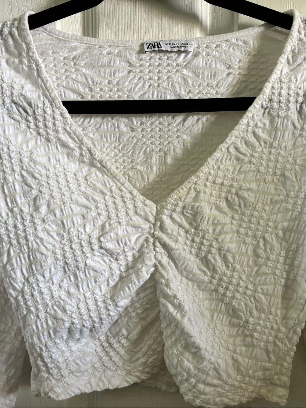 Zara white off